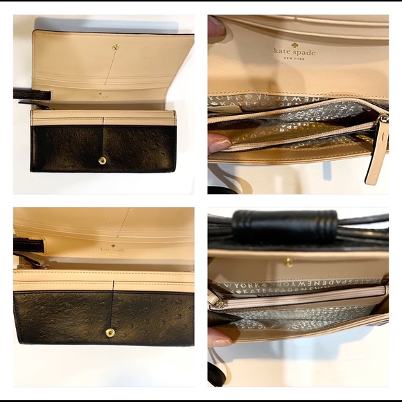 Kate Spade Black Valencia Road Mara Wallet / Wristlet - Picture 12 of 15